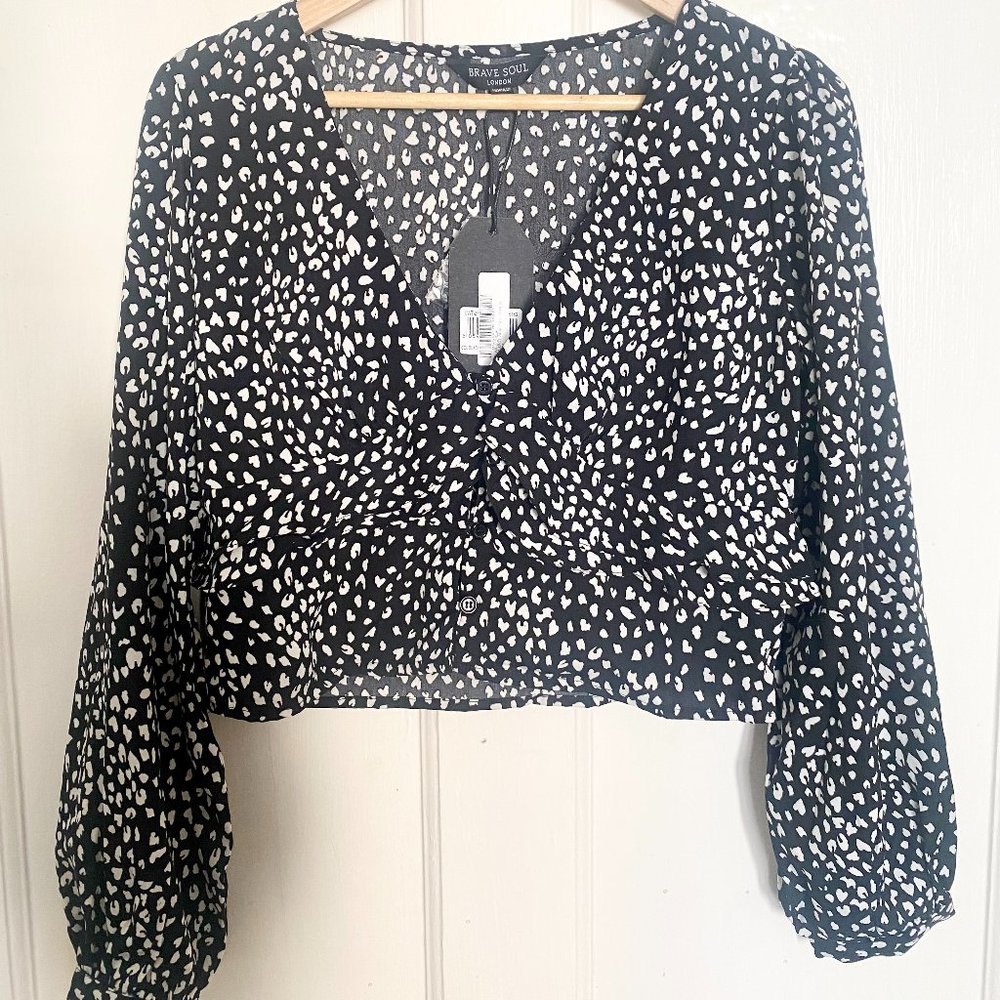 Nastygal Cropped Blouse